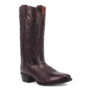 Dan Post Milwaukee Black Cherry Round Toe Leather Western Boot Men’s Size 10D
